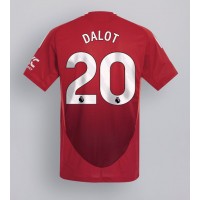 Manchester United Diogo Dalot #20 Fotballklær Hjemmedrakt 2024-25 Kortermet